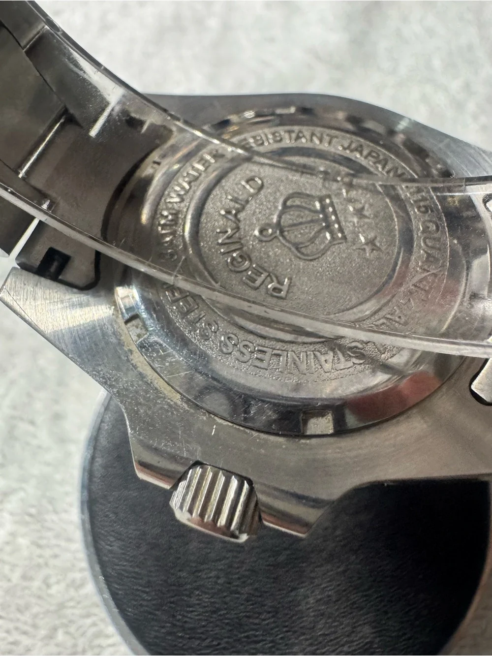 Men's Blue Dial Stainless Steel Dive Watch